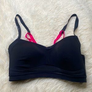 Moving Comfort Pink & Black Sports Bra Size Small